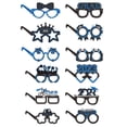 thumbnail image 1 of 12 piezas de gafas de graduación, gafas de clase de graduación, gafas de papel para fiesta, gafas divertidas, gafas para graduación, accesorios para fotos de fiesta de graduación, 1 of 5