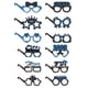 thumbnail image 1 of 12 piezas de gafas de graduación, gafas de clase de graduación, gafas de papel para fiesta, gafas divertidas, gafas para graduación, accesorios para fotos de fiesta de graduación, 1 of 5