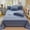 🌺Navy_Hot#464, variant on Thick Breathable Boho Bed Sheet, Heavy Duty Cooling Flat Sheet, Non Slip Fade Resistant Printed Bedding for College Dorms