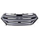thumbnail image 1 of Parrilla TONG YANG para Ford Edge 2015 A 2018 color Gris con Filo cromado Sin hoyo para cámara, 1 of 4