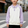 thumbnail image 6 of Posijego Boys Girls Spring Tops School Uniform Shirts Collared Long Sleeve Golf Shirts Casual Blouses, 6 of 9