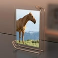 Acrylic Picture Frame Clear Free Standing Desktop Photo Frame Photo ...