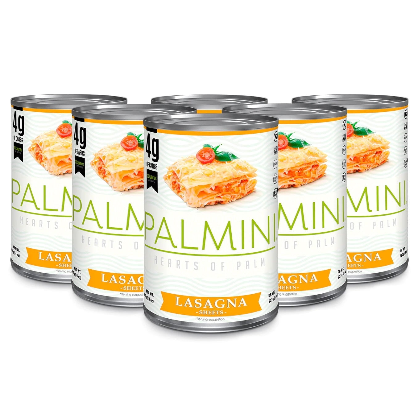 Palmini Low Carb Hearts Of Palm Type Lasagna, Size 6Pack