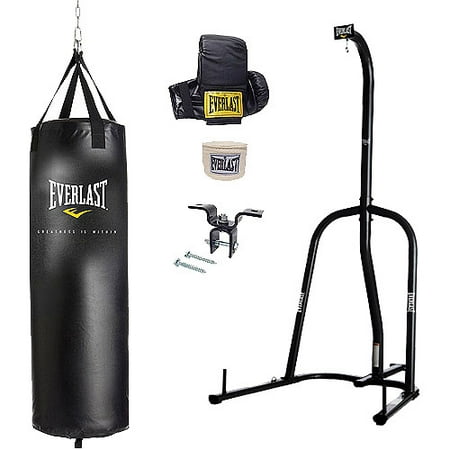 Everlast Single Station Heavy Bag Stand with a 70-lb. Heavy Bag