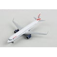 thumbnail image 2 of Airbus A321neo Commercial Aircraft "British Airways" White with Tail Stripes 1/400 Diecast Model Airplane by GeminiJets, 2 of 4