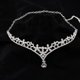 thumbnail image 3 of Boda nupcial mujer cristal flor decoración corona diadema tocado, 3 of 5