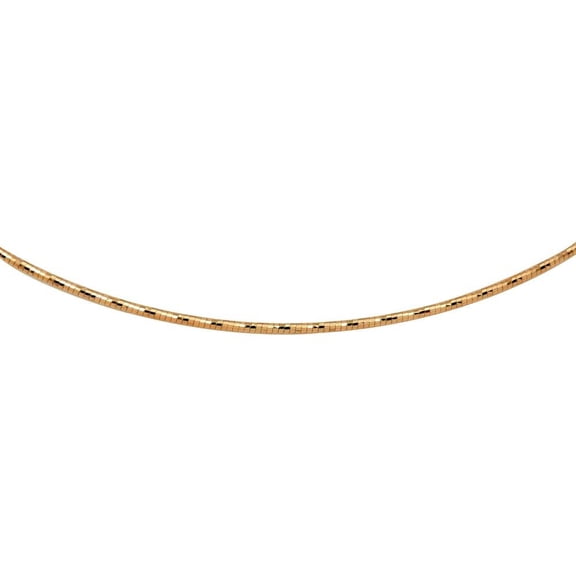 Rose Gold Plated 925 Sterling Silver DC Omega Box Chain 1.4mm Made in Italy 20" Jewelry Female