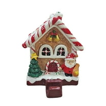 Snowman Sock Stand Holiday Counter Display Resin Fireplace Window Hooks for Festive Home