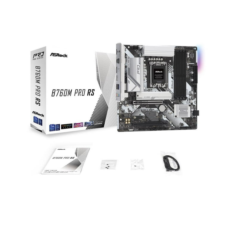 ASRock B760M PRO RS LGA 1700 Intel B760 SATA 6Gb/s Micro ATX