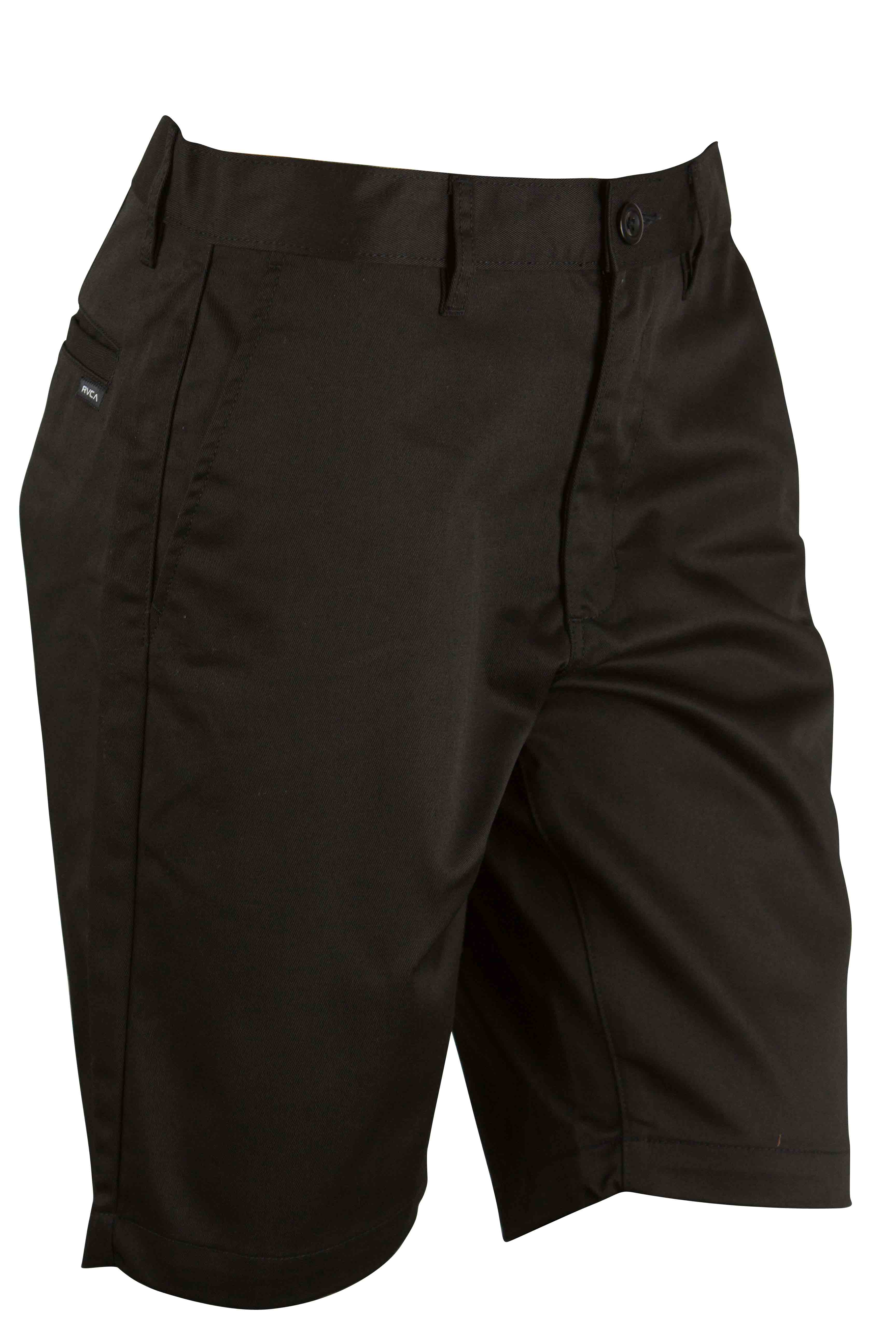 RVCA Mens VA Sport Weekend Casual Chino Shorts Black