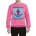 thumbnail image 2 of Wild Bobby Faith Hope Love Breast Cancer Awareness Anchor Breast Cancer Awareness Unisex Crewneck Sweatshirt, Neon Pink, XX-Large, 2 of 6
