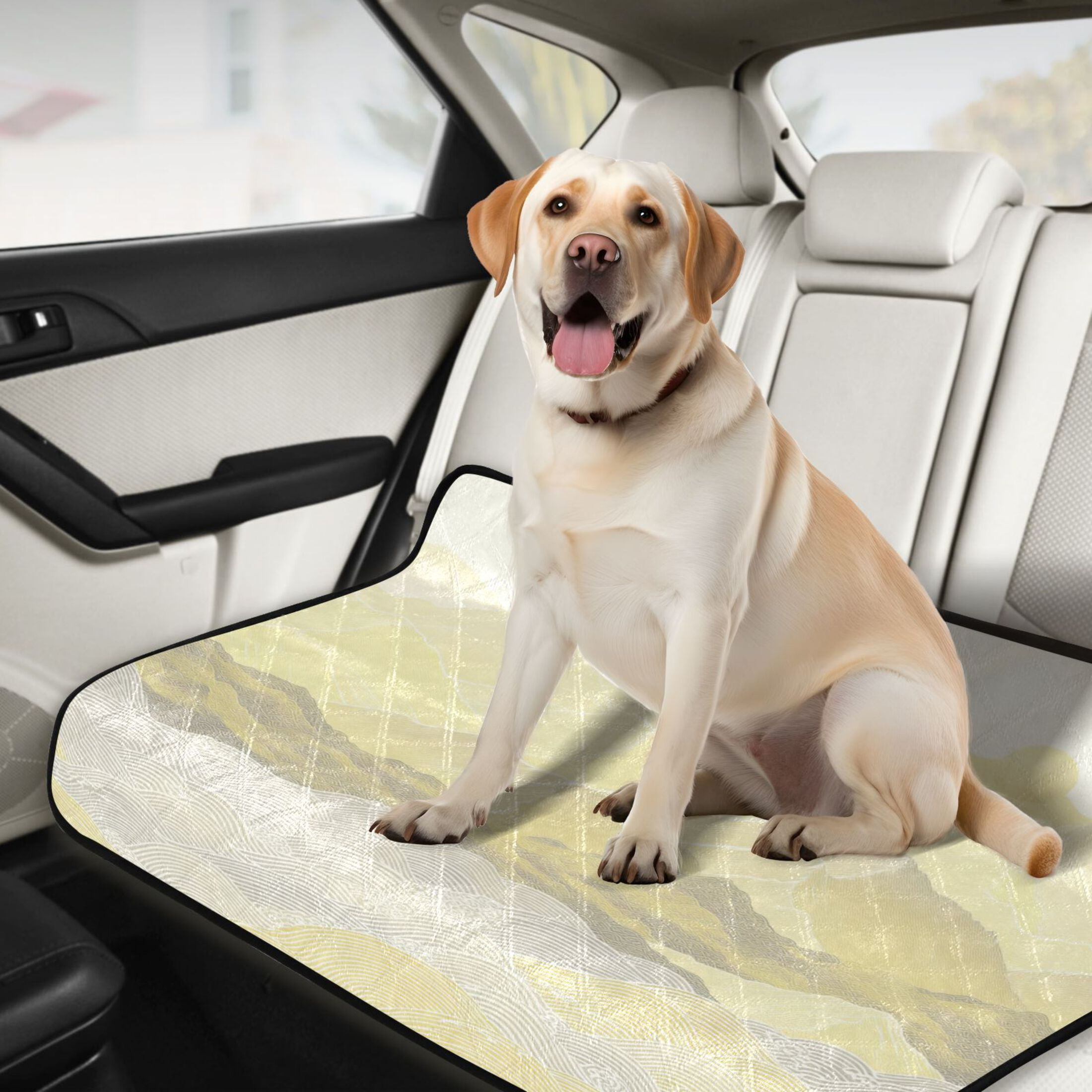 Washable Pet Pee Pads with Super Absorbent Reusable Training Pads for Dogs & Cats Patterned Hills
