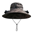 thumbnail image 2 of Outdoor Wide Brim Sun Hat with 2 Solar Fan Sun Bucket Hat for Men Women UPF 50+ Bucket Fishing & Beach Hat with Fan Built in, 2 of 6