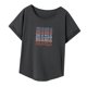 thumbnail image 4 of Camiseta para mujer, top de verano, cuello redondo, camiseta para playa, compras, viajes, M, 4 of 8