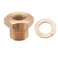 thumbnail image 1 of jinwen 1/8-27NPT Female to M14x1.5 Gauge Sensor Sender Thread Adapter Fitting Stainless, 1 of 8
