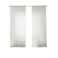 thumbnail image 3 of hite Cortina de ventana de gasa transparente con parte superior de anillo para cocina, Leyfeng Cortina de ventana, 3 of 7