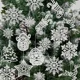 thumbnail image 2 of 42/20 piezas de adornos colgantes para árbol de Navidad, muñeco de nieve, reno, Papá Noel, copos de nieve para fiesta de invierno de Año Nuevo, 2 of 5