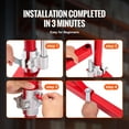 thumbnail image 6 of KFFKFF Electric Hoist Arm, Supports Up to 660 lbs, Swinging Arm with Pole for Electric Hoist, Durable Steel Frame, Rotates 180??, Ideal for Workshops and Garages, 6 of 9