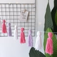 thumbnail image 6 of 200cm Colorful Macrame Woven Wall Hanging Fringe Banner - BOHO Chic Bohemian Wall Decor - Apartment Dorm Living Room Bedroom Decorative Wall Art, 6 of 8