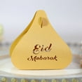 thumbnail image 6 of RABBITH 100Pcs Middle East Eid Mubarak Hollow Out Letters Candy Boxes Muslim Ramadan for Triangle Shaped Chocolate Containers, 6 of 19