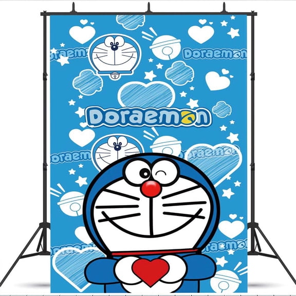 Doraemon school Backdrop Party Supplies Taspestry Background Banner Birthday Wall Decor Poster Lover