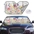thumbnail image 2 of Kdxio Autumn Garden Print Windshield Sun Shade,UV Rays and Sun Heat Protection,Sunshade for Car Windshield,Car Shade Front Windshield -, 2 of 6