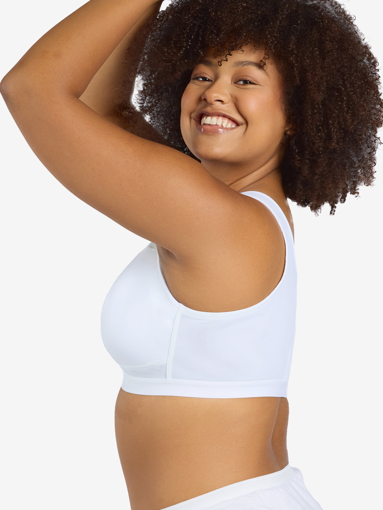 Leading Lady, The Harper, Wireless Bra, Front Close, Breathable Mesh Back, Full Coverage, Soft Support, Ultra Lightweight (Women's & Women's Plus)