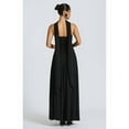 thumbnail image 5 of Women'S Off-the-Shoulder Tube Dress with Side Design, Suitable for Going Out Casual Elegant Club Party Long Dress Black L, 5 of 7