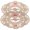 Light Brown, variant on WEUVEB Place Mats Lace Placemats Light Brown 2Pcs Easy to Clean Dining Table Decor