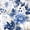 Blue/White, variant on Dark Blue/Green Leaf Floral Peel and Stick Wallpaper Vintage Easy Peel Off Self Adhesive Removable Stick on Wall Paper for Kitchen Cabinet Renter Friendly 14.5sq.ft