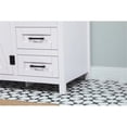 thumbnail image 5 of Elegant Decor Grant 42" MDF Single Bathroom Vanity with Backsplash in White, 5 of 8