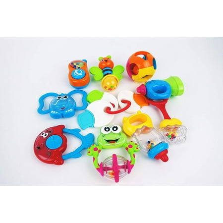 NBD Yaya-Shake Rattle Set, When Your 3 Months Old Your Baby Begins to Hand and Touch As Well As Make Noise. These Bright Colorful Rattles Will Entertain Him Or Her for Hours at A