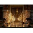 thumbnail image 4 of Árbol artificial con forma de ramita Hairui, iluminado en blanco, 4 pies con 430 LED, 4 of 6