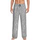 thumbnail image 1 of Fotbe GlitterSilver Pantalones de Pijama para Hombre, Pantalones de Dormir, Pantalones de Casa con Cintura Ajustable y Bolsillos-Large, 1 of 6