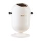 thumbnail image 2 of Cubo de basura con tapa abatible, cubo de basura alto, hogar, minimalista, cesto de basura para Blanco, 2 of 9