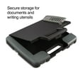 Staples HeavyDuty Black Plastic Portable Clipboard with Calculator