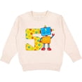 thumbnail image 2 of Inktastic This Robot is Five Fifth Birthday Toddler Sweatshirt, 2 of 4