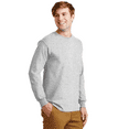 thumbnail image 6 of Gildan Men's Heavy Cotton Long Sleeve T-Shirt, 100% Cotton Adult Men Long Sleeve T-Shirt Classic fit Tee, Ash 2XL, 6 of 6