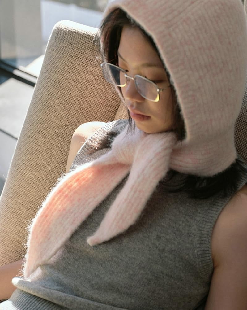 YooGuoGuo Knitted Winter Hats for Women with Scarf Ear Flap Beanie Hats for Women Skull Cap Bonnet Hat Bucket Hat Fall Winter Trendy