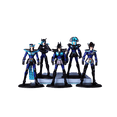 thumbnail image 1 of Paquete 5 Figuras Caballeros Del Zodiaco Armadura Negra, 1 of 2