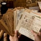 thumbnail image 1 of Papel Para Manualidades 30 hojas de papel de material vintage para diario de álbumes de recortes (cuento de hadas a cuadros), 1 of 6