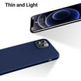 thumbnail image 4 of Compatible with iPhone 12 Pro Max Case 6.7 inch(2020),[Silky and Soft Touch Series] Premium Soft Liquid Silicone Rubber Full-Body Protective Bumper Case for iPhone 12 Pro Max (Navy Blue), 4 of 12