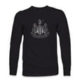 thumbnail image 2 of Men's 1863FC  Black Newcastle United Mono Badge Long Sleeve T-Shirt, 2 of 3