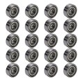 thumbnail image 2 of Othmro 20 Pcs Roulements à Billes 605ZZ Double Couvercle en Fer Galvanisé Acier à Haute Teneur en Carbone Guide Roulement pour Scooters Planche à Roulettes Gouvernail Arbre Élévateur Robotique 0.2x0.55x0.2 Pouces, 2 of 4