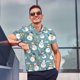 thumbnail image 4 of Balery Snowflake Scarf Snowman Camisa Polo de Hombre con Estampado, de Manga Corta y Tejido Medio, Camisa Tipo Golf Polo-XX-Large, 4 of 6
