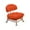 Orange, variant on Lazy Backrest Chair - Comfortable Household Seating with Back Support, Suitable for Living Room, Bedroom, or Study, Ergonomic Design for Relaxation, 12.59*13.77*19.68in, White