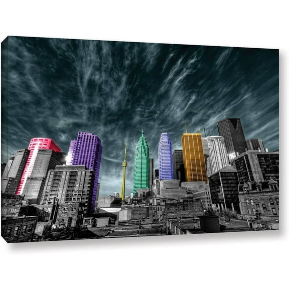 ArtWall Revolver Ocelot "Toronto" Gallery-Wrapped Canvas