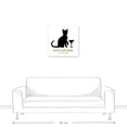 thumbnail image 3 of Creative Products Cat Martini 24 x 24 Canvas Wall Art, 3 of 5