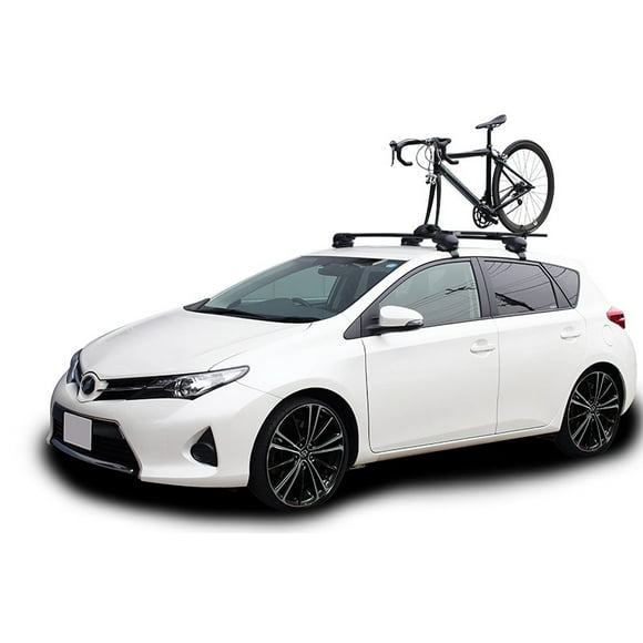 INNO Racks Bike Rack XA391 Roof Rack T-SLOT Aero Base Cross Bar Mount; Holds 1 Bike; 50 Pound Weight Capacity; Fork Mount; With Lock; Black; With Quick Release Handle