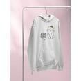 thumbnail image 3 of Awesome Today Cat Crown Hoodie Women -Image by Shutterstock, Female Medium, 3 of 4